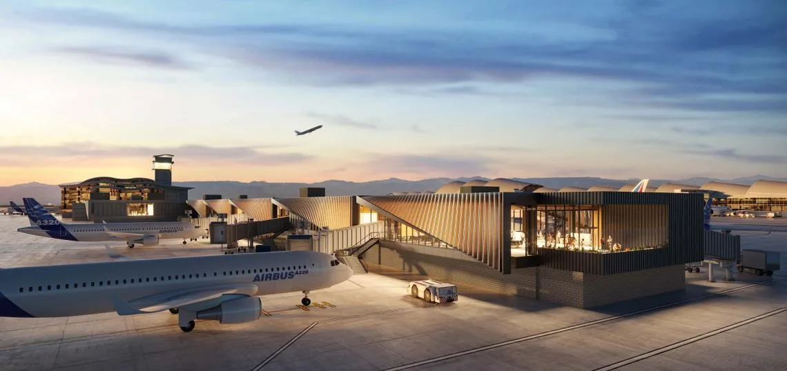 LAX Midfield Satellite Concourse South (MSC) construction makes progress